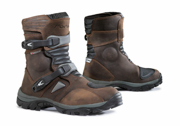 Stivali Moto  Forma ADVENTURE LOW dry Marrone