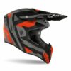 CASCO MOTOCROSS AIROH WRAAP SEQUEL ARANCIO OPACO