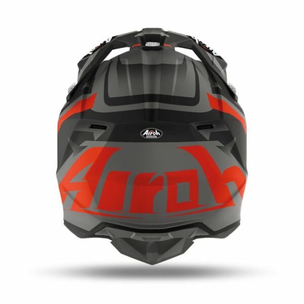 CASCO MOTOCROSS AIROH WRAAP SEQUEL ARANCIO OPACO