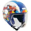 Casco Moto da Bambino CGM 205G MAGIC COMICS Visiera Lunga Blu