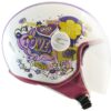 Casco  Moto da Bambino CGM 205G MAGIC COMICS Visiera Lunga Fucsia