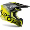 Casco Moto Cross Enduro Airoh TWIST 2.0 Bit Giallo Lucido