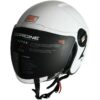 Casco Moto Demi-Jet Doppia Visiera Origine ALPHA Bianco Lucido