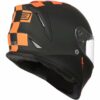 Casco Moto Integrale Origine DINAMO CONTEST Arancio Opaco Nero
