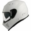 Casco Moto Simpson Venom  Bianco Lucido Doppia Visiera
