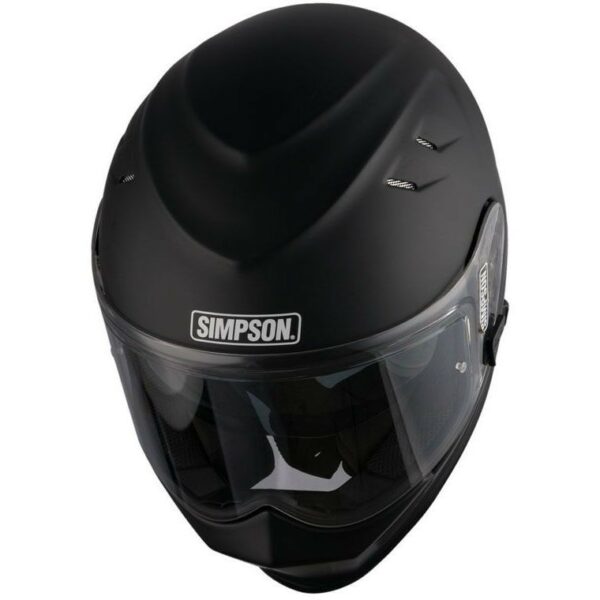 Casco Moto Integrale Simpson Venom  Nero Opaco Doppia Visiera