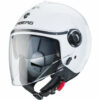 Casco Moto Jet Caberg RIVIERA v4 bianco lucido doppia Visiera