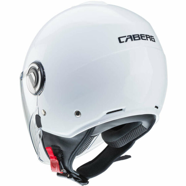 Casco Moto Jet Caberg RIVIERA v4 bianco lucido doppia Visiera