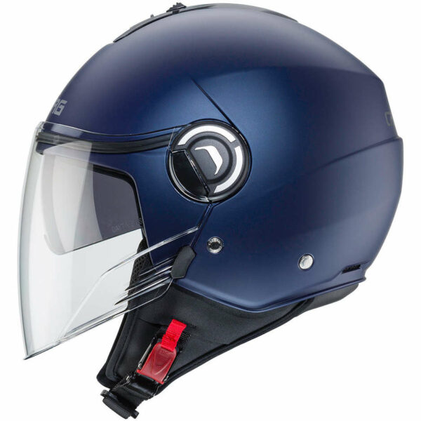 CASCO MOTO JET CABERG RIVIERA V4 Blu doppia Visiera