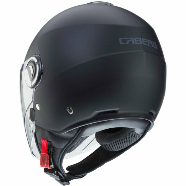 Casco Moto Jet Caberg RIVIERA v4 nero opaco  doppia Visiera