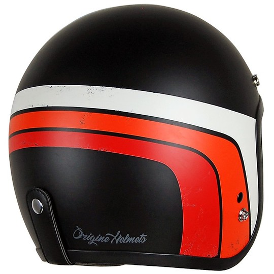 Casco Moto Jet Custom Origine PRIMO CLASSIC VINTAGE Nero Opaco