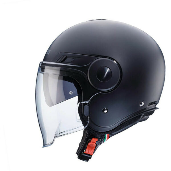 Casco Moto Jet Doppia Visiera Caberg Uptown Nero Opaco