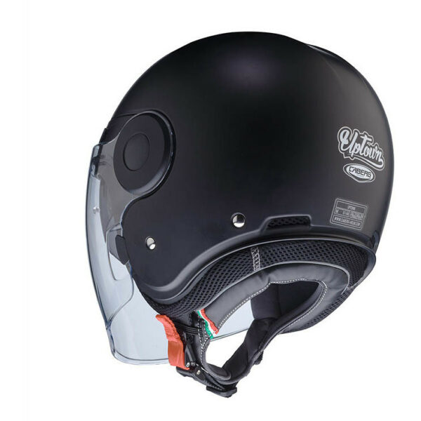 Casco Moto Jet Doppia Visiera Caberg Uptown Nero Opaco