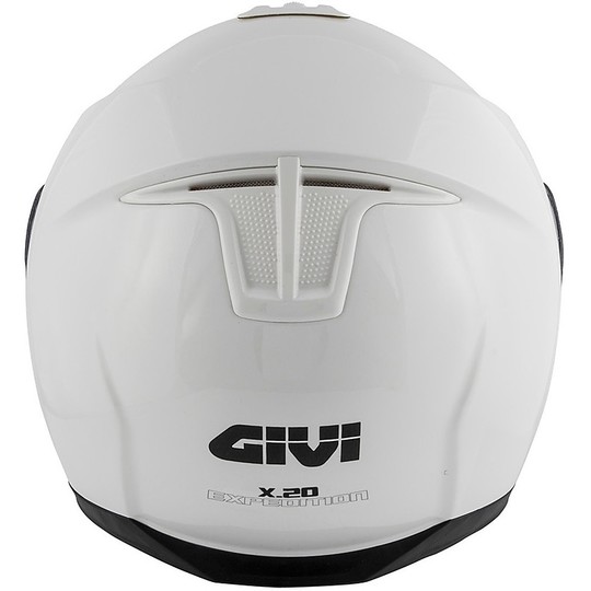 Casco Moto Givi X20 Expedition Solid  Modulare Bianco