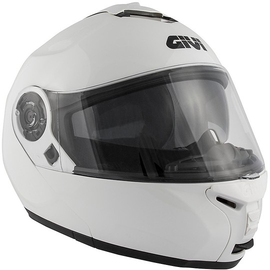Casco Moto Givi X20 Expedition Solid  Modulare Bianco