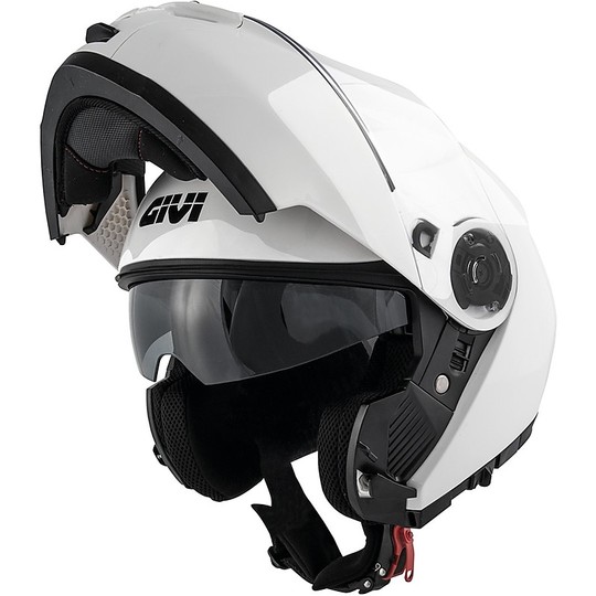 Casco Moto Givi X20 Expedition Solid  Modulare Bianco