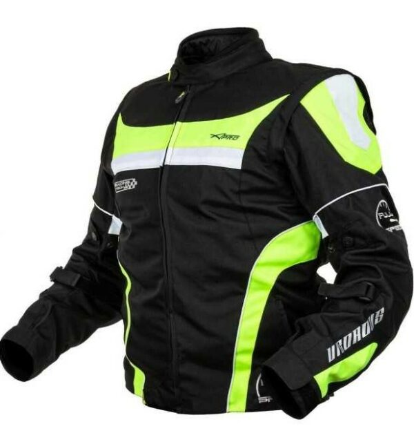 GIACCA MOTO IN TESSUTO A-PRO VIGOROUS FLUO