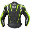GIUBBOTTO MOTO BERIK IN PELLE NERO GIALLO (LJ 171320)