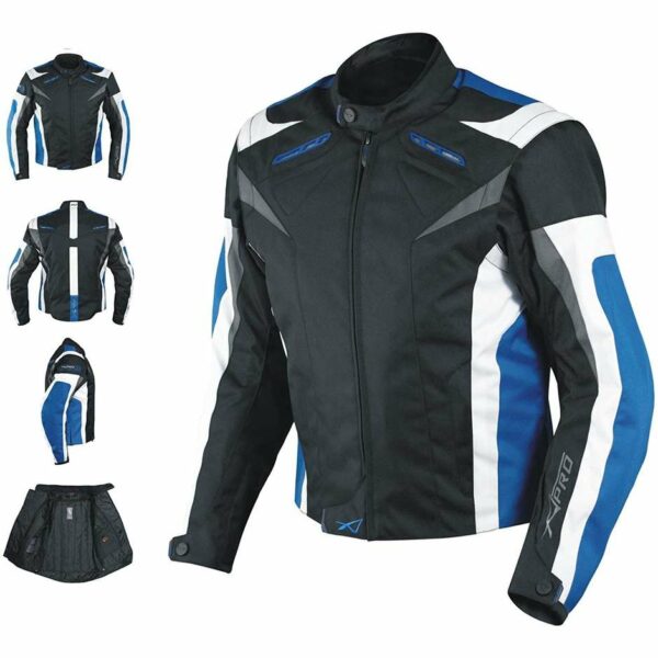 Giubbotto Moto  A-Pro Touring Sport Ace Blu