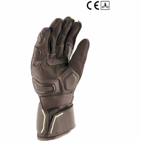 Guanti Moto Estivi Touring OJ G212 RANK Nero Giallo Fluo