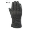 Guanti Moto In Pelle e Tessuto Impermeabili Certificati Oj Atmosfere G202 PLAIN Nero