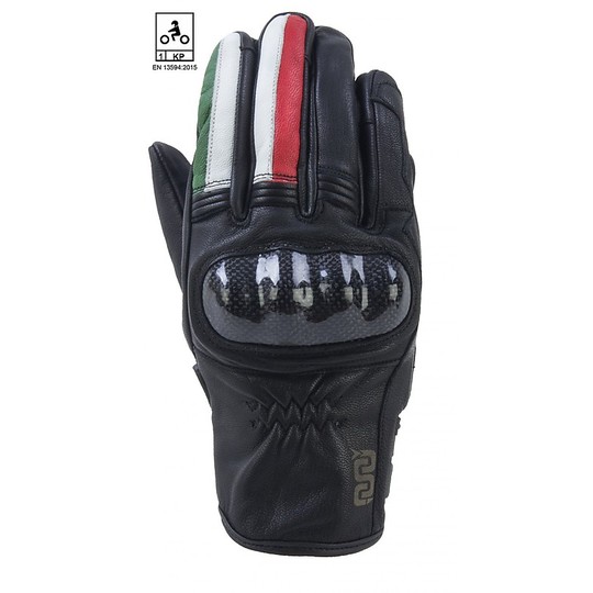Guanti Moto In Pelle Oj G183 Atmosfere FIGHTER 1.8 Omologati CE ITALIA