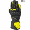 Guanti Moto In Pelle Oj G206 Atmosfere SLEEK BLACK/YELLOW FLUO