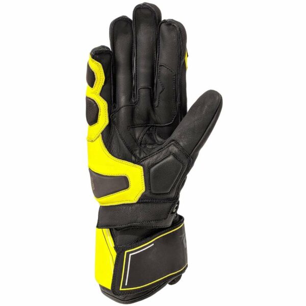 Guanti Moto In Pelle Oj G206 Atmosfere SLEEK BLACK/YELLOW FLUO