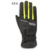 Guanti Moto In Tessuto Impermeabili Certificati Oj Atmosfere G204 WIRE Nero Giallo Fluo