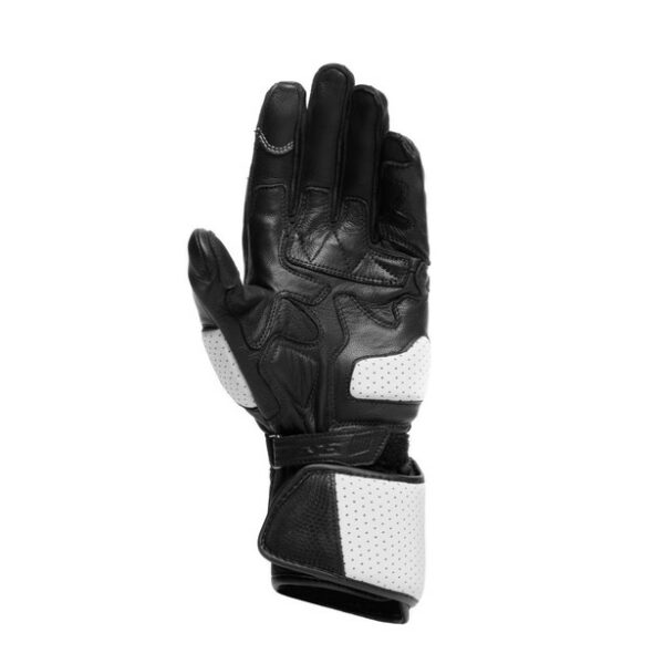 GUANTI MOTO SPORTIVI in PELLE DAINESE IMPETO NERO/BIANCO