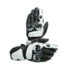 GUANTI MOTO SPORTIVI in PELLE DAINESE IMPETO NERO/BIANCO