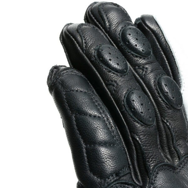 GUANTI MOTO SPORTIVI in PELLE DAINESE IMPETO NERO/BIANCO