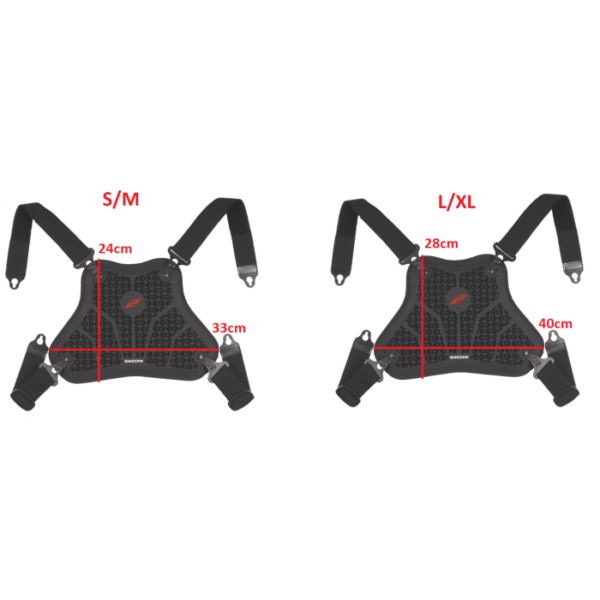 PROTEZIONE TORACE ZANDONA NERO LIVELLO 2 ,NETCUBE CHEST GT