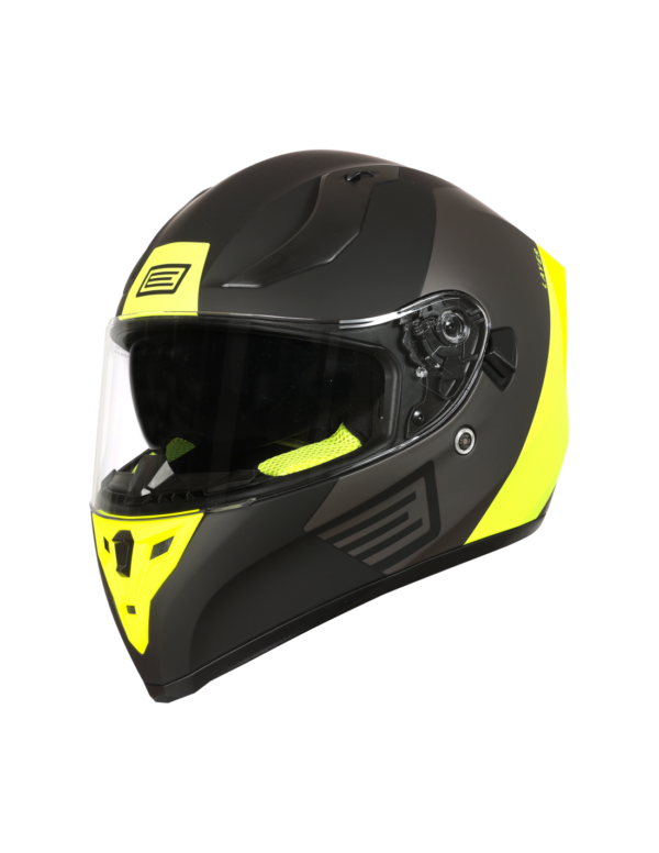 Casco Moto Integrale Origine STRADA LAYER Giallo Fluo Opaco