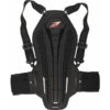 Protezione schiena MOTO  Zandonà HYBRID BACK PRO X6 Nero