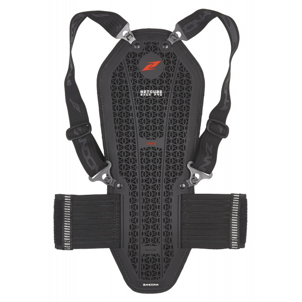 Protezione Paraschiena Moto Zandonà NETCUBE BACK PRO x8 Nero Livello 2