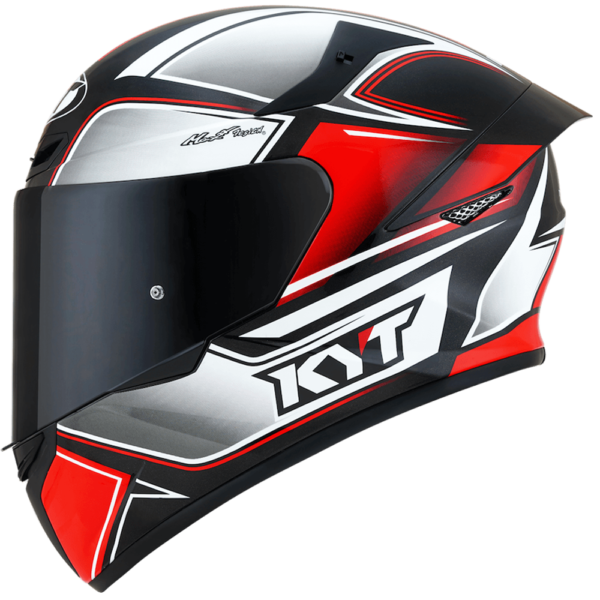 CASCO INTEGRALE MOTO KYT TT-COURSE TOURIST ROSSO FLUO