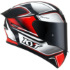CASCO INTEGRALE MOTO KYT TT-COURSE TOURIST ROSSO FLUO