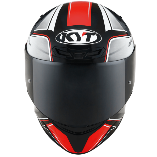 CASCO INTEGRALE MOTO KYT TT-COURSE TOURIST ROSSO FLUO