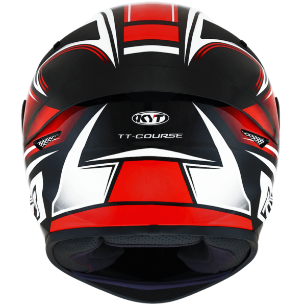 CASCO INTEGRALE MOTO KYT TT-COURSE TOURIST ROSSO FLUO