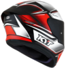 CASCO INTEGRALE MOTO KYT TT-COURSE TOURIST ROSSO FLUO