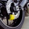 Blocca Disco Moto/Scooter Allarme + Segnalatore. A+ - diametri 6 + custodia