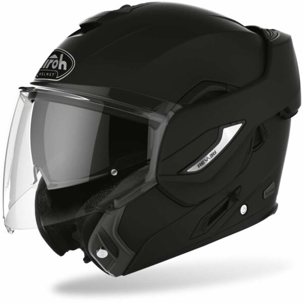 CASCO MOTO MODULARE FLIP UP AIROH REV 19 COLOR NERO OPACO