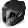 CASCO MOTO MODULARE FLIP UP AIROH REV 19 COLOR NERO OPACO