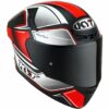 CASCO INTEGRALE MOTO KYT TT-COURSE TOURIST ROSSO FLUO