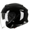 CASCO MOTO JET SHOEI J-CRUISE 2 NERO LUCIDO