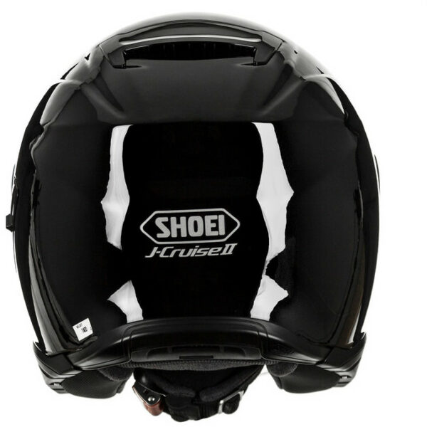 CASCO MOTO JET SHOEI J-CRUISE 2 NERO LUCIDO
