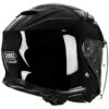 CASCO MOTO JET SHOEI J-CRUISE 2 NERO LUCIDO