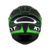 CASCO INTEGRALE MOTOKYT TT-COURSE -OVERTECH - BLACK/GREEN