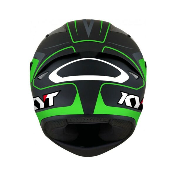 CASCO INTEGRALE MOTOKYT TT-COURSE -OVERTECH - BLACK/GREEN